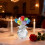 Crystal Rose Figurine with Vase 1 Piece 4