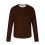Herren Langarmshirt mit Rundhalsausschnitt, einfarbig 5
