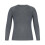 Mens Pullover Shirts Long Sleeve Solid Round Neck Pullover Sweater Slim Fit Bottoming Knit Top,Gray 3