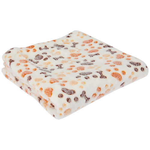 Trixie TRIXIE Lingo Blanket, 10 x 75 cm, White/Beige