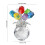 Crystal Rose Figurine with Vase 1 Piece 3