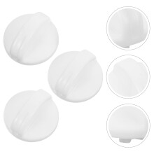 Boutons de commande blancs HOOWIFFY pour lave-linge, pièces de rechange compatibles et faciles à installer.
