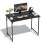 Mesa de computador com estrutura de metal, mesa de escritório para home office, mesa de escrita moderna e simples, 40 polegadas, pés ajustáveis 1