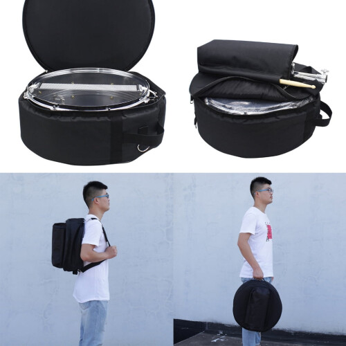 Snare Drum Bag Backpack with Shoulder Strap and Pockets 1