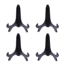 Kunststof afwasrek voor de keuken, 4 stuks, zwart, 16x10x18 inch