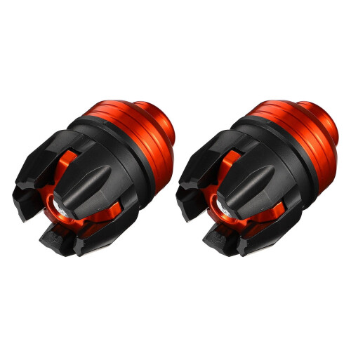 Garneck motorcycle fork frame sliders orange 2 pcs 1