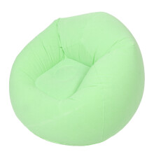 Sofá inflável impermeável verde OUNONA para uso externo, ideal para casa, com design reforçado.