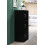 HODEDAH IMPORT 3-Shelf Bookcase Cabinet, Black 3