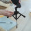Mic Tripod Holder Metal Black for Microphone Portable 1Set 7