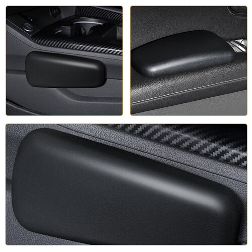 Cuscino per ginocchia per auto, compatibile con console centrale e bracciolo della portiera. 2