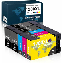Μελάνι υψηλής απόδοσης OfficeWorld PGI-1200XL συμβατό με Canon Maxify MB2020MB2320MB2050, μαύρο, κυανό,