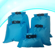 Paquete de 5 bolsas pequeñas para botes y kayaks, poliéster con revestimiento de PU, ideales para equipo de aventura al aire libre.