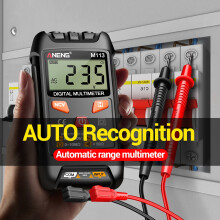 ANENG M113 Multimeter Tester, Intelligente AC/Voltagemeter, LCD-display, NCV Data Hold, Automatische bereikselectie, Multimeters