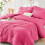 Hot Pink Queen Seersucker Comforter Set 7-Piece 1