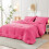 Hot Pink Queen Seersucker Comforter Set 7-Piece 8