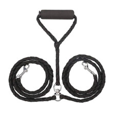 Double Dog Leash, Two Dog Leashes with Handles, 1.4M Dual Dog Walking Leash, 360 Swivel Not Entangled Leashes for 2 Dogs, Convenient and Durable