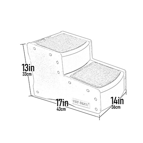 Pet Gear Easy Step II, X-Small, Chocolate Cream 2