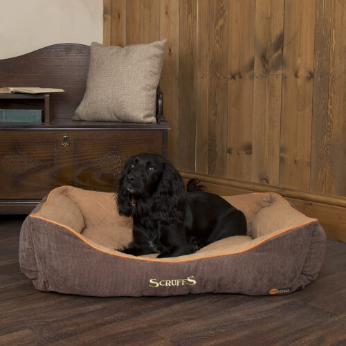 Scruffs Scruffs Self Heating Thermal Box Bed (XL) Brown 1