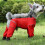 Dog snowsuit with attached boots for medium dogs 3