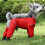 Dog snowsuit with attached boots for large dogs 5
