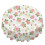 Toalha de mesa redonda com estampa floral 60x60 polegadas 2