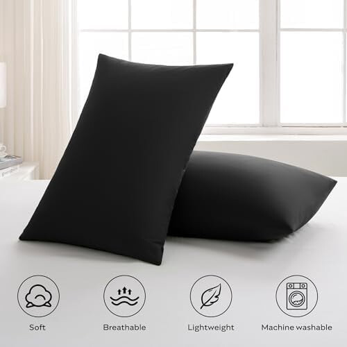 Cotton Envelope Pillowcases 20x36in 2-Pack 1
