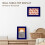 3.5x5 Picture Frames Navy, Solid Wood Frames with Plexiglass for Table Top and Wall Mounting, Photo Frames for Horizontal or Vertical Display, 4 Pack 5