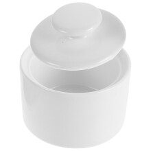 Borcane de fursecuri pentru blatul de bucătărie, recipient decorativ pentru cafea, alb