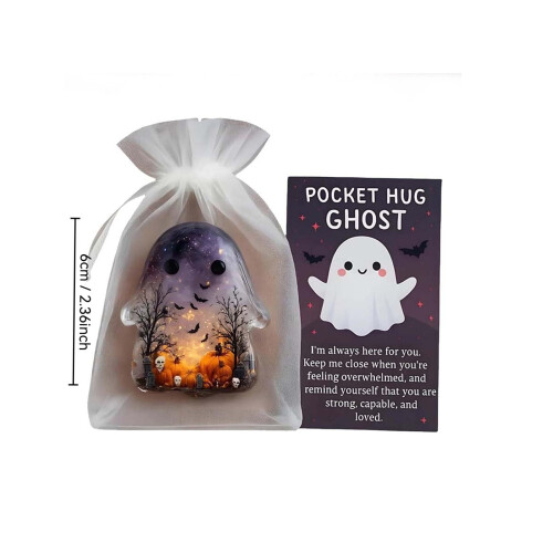 Μίνι Ghost Pocket Token με κάρτα 'Είμαι εδώ για σένα' 1
