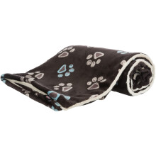 Jimmy Blanket, Soft Plush, 150 ? 100 cm, Taupe and Beige
