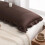 Dark Brown Queen Pillow Covers 20x30 in, 2-Pack Microfibre 4