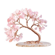 Amethyst Crystal Tree with Copper Wire – Natural Healing Stones for Reiki, Meditation & Energy Decor – Compatible with Spiritual Practices