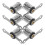 Hemoton 6pcs Light Bulb Sockets Physics Experiment Screw Lamp Holders Miniature Bulb Holders E10 5