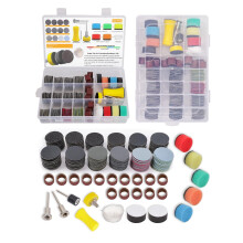 268-teiliges Set aus 1-Zoll-Nass-/Trockenschleifscheiben und -trommeln für Dremel, Klettverschluss, Körnung 60–10000, Mikromesh-Polierset für
