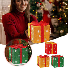 Christmas Decorations Surprise Storage - Under The Christmas Tree Festive & Year-Round Decorative Display Tools (A)