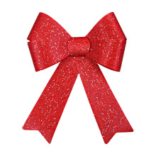 Grote rode kerststrikken van PVC met glitter voor de kerstboom, kerstkrans, trap en open haard – Kerstdecoratie voor binnen en buiten – Geschikt