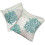 Capas de almofada para exterior Teal 24x24 polegadas (conjunto de 2) – Design de corais e estrelas-do-mar com inspiração costeira oceânica, 2