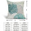 Capas de almofada para exterior Teal 24x24 polegadas (conjunto de 2) – Design de corais e estrelas-do-mar com inspiração costeira oceânica, 4