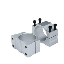 CNC Spindle Clamp Aluminum Motor Mount Bracket 52mm 65mm 80mm with Screws for Router Engraving