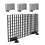 BESTYASH 4Sets Aquarium Divider Plastic Grid Fish Tank Partition Easy Install 6