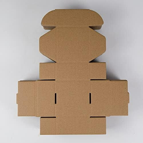 50Pack4x4x2Inches Μικρά Κουτιά Αποστολής, Λευκά Κουτιά από Κυματοειδές Χάρτινο, Κουτί 2