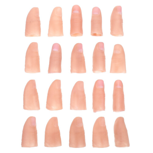20Pcs Thumb Nail Protector Plastic for Entertainers Stage Performance