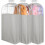 Conjunto de 3 capas transparentes para ternos de 10 polegadas com reforço lateral, 25 cm (10"), para pendurar roupas. Ideal para guardar ternos e 1
