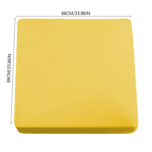 Nappe carrée extensible 86 x 86 cm, en polyester, résistante aux taches et lavable. 2