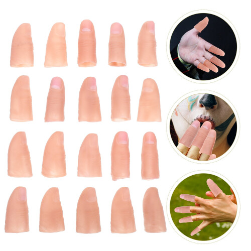 20Pcs Thumb Nail Protector Plastic for Entertainers Stage Performance 1