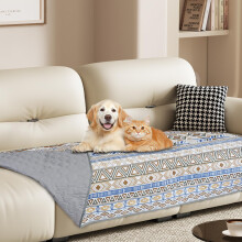 YOSEPATI 100% Double-Sided Waterproof Dog Blanket, Bohemian Dog Bed Cover Pet Blanket, Sofa Couch Furniture Protector for Puppy Cat Kids, Washable and