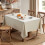 Natural Cotton-Linen Tablecloth Rectangular 4