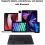 Teclado Bluetooth portátil con panel táctil, recargable, 5