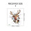 Julvinylklistermärken: Tomte, Ren, Gran – 1-pack 3