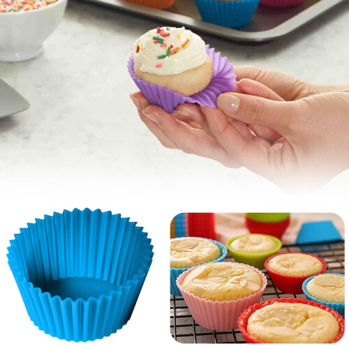 Silicone Cupcake Liners Non-Stick 2 Pcs 2